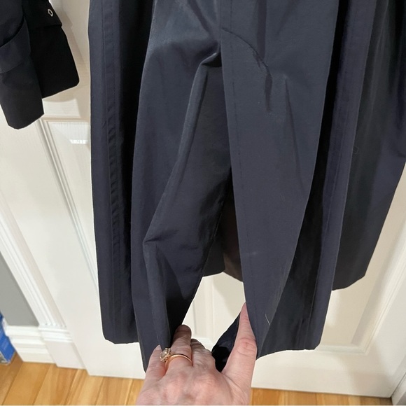 Reitmans navy blue double breasted trench coat size large - Picture 6 of 13